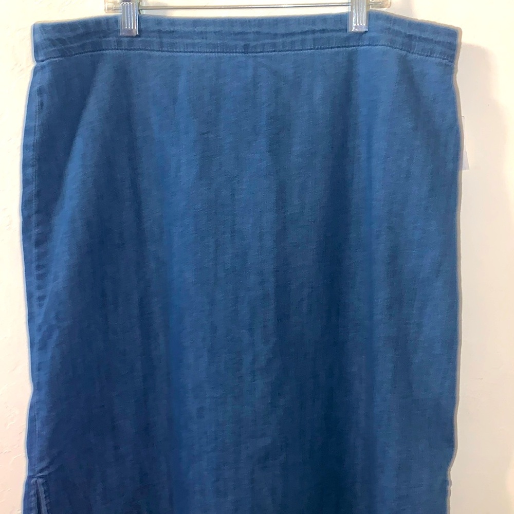 🎁NWT GAP Kids Blue Jean Pull on Skirt- Large